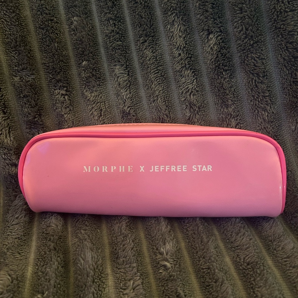 Morphe x Jeffree Star Pink Makeup Bag with brushes!